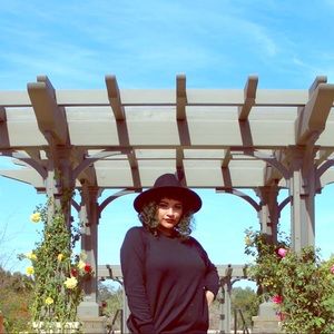 Forever 21 Black Sun-Hat